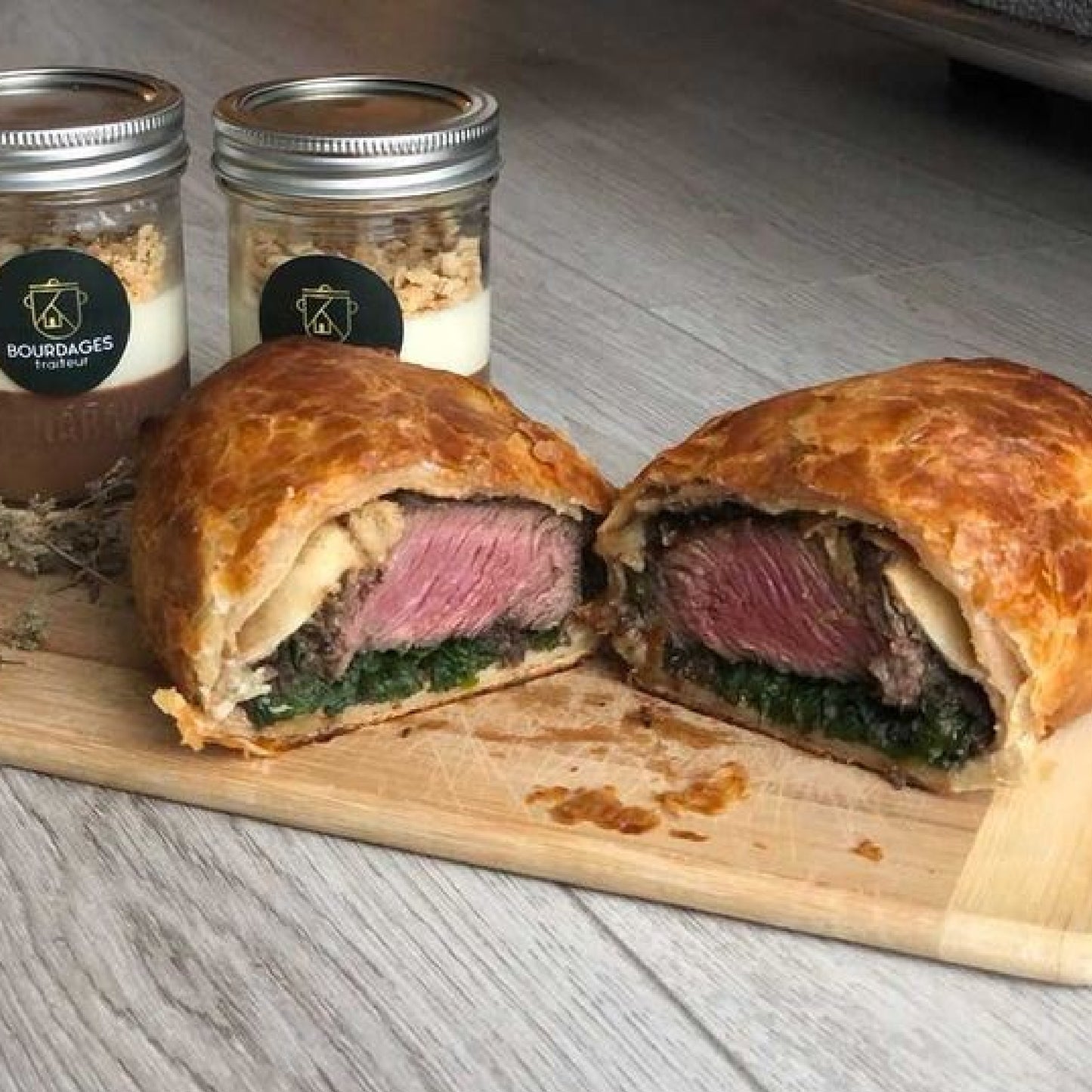 Bœuf Wellington et sauce aux canneberges (2 portions)